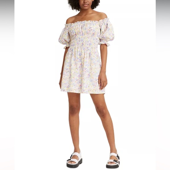 Floral Off-Shoulder Dress - Picture 1 of 3